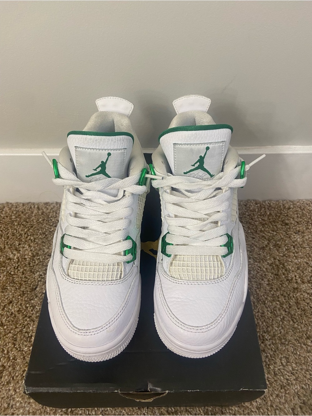 Metallic Green Jordan 4